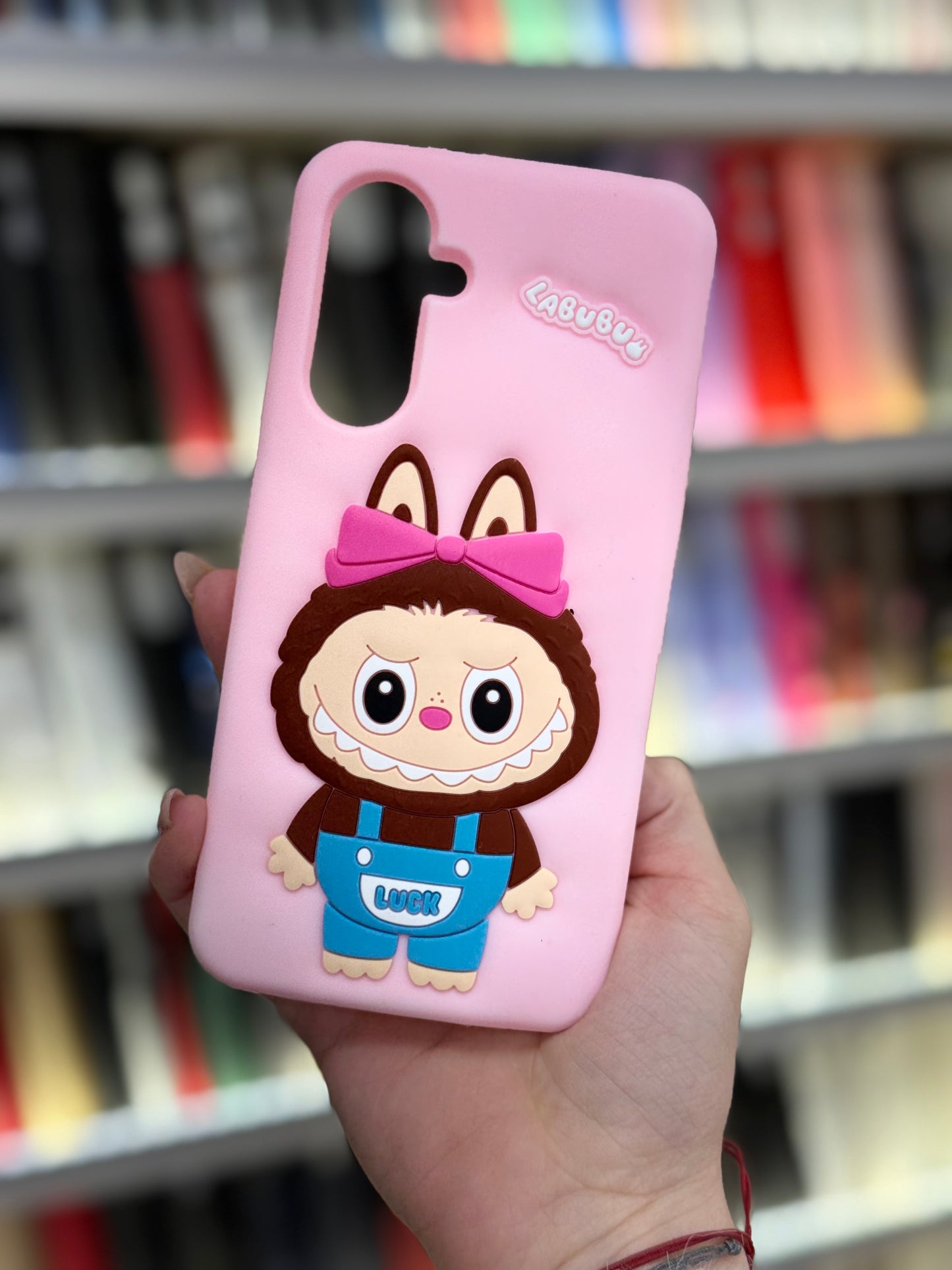 Labubu Pink Bow Кейс