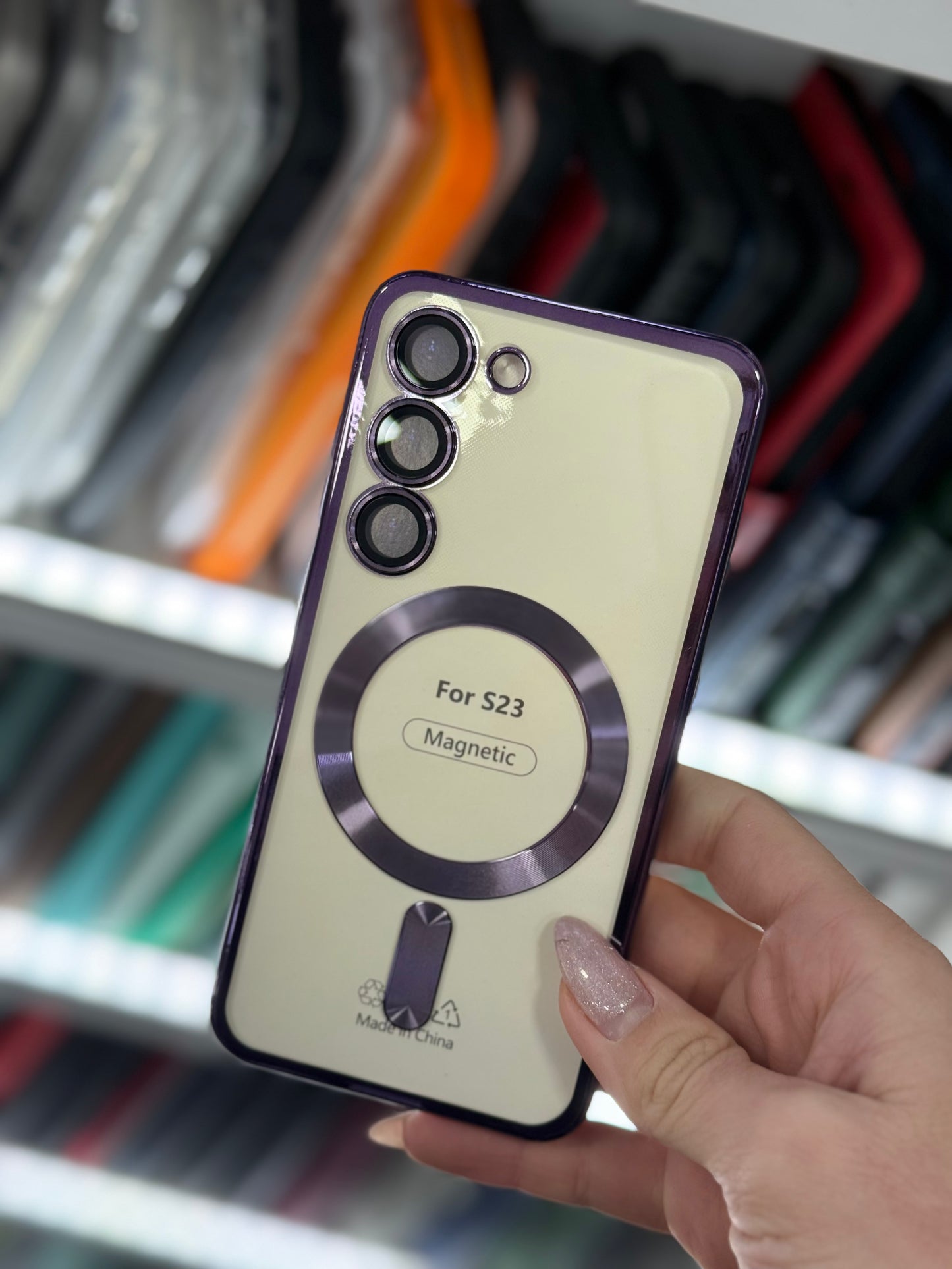 MagSafe Clear Purple Кейс