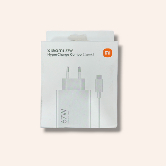 Оригинално зарядно Xiaomi Charger 67W HyperCharge Combo Type-A