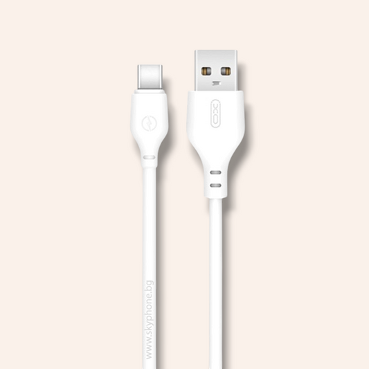 XO Кабел USB-A - Type-C - черен