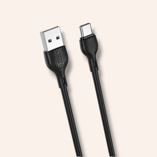 XO Кабел USB-A - Type-C, 1м
