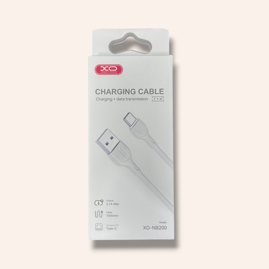 XO Кабел USB-A - Type-C, 1м
