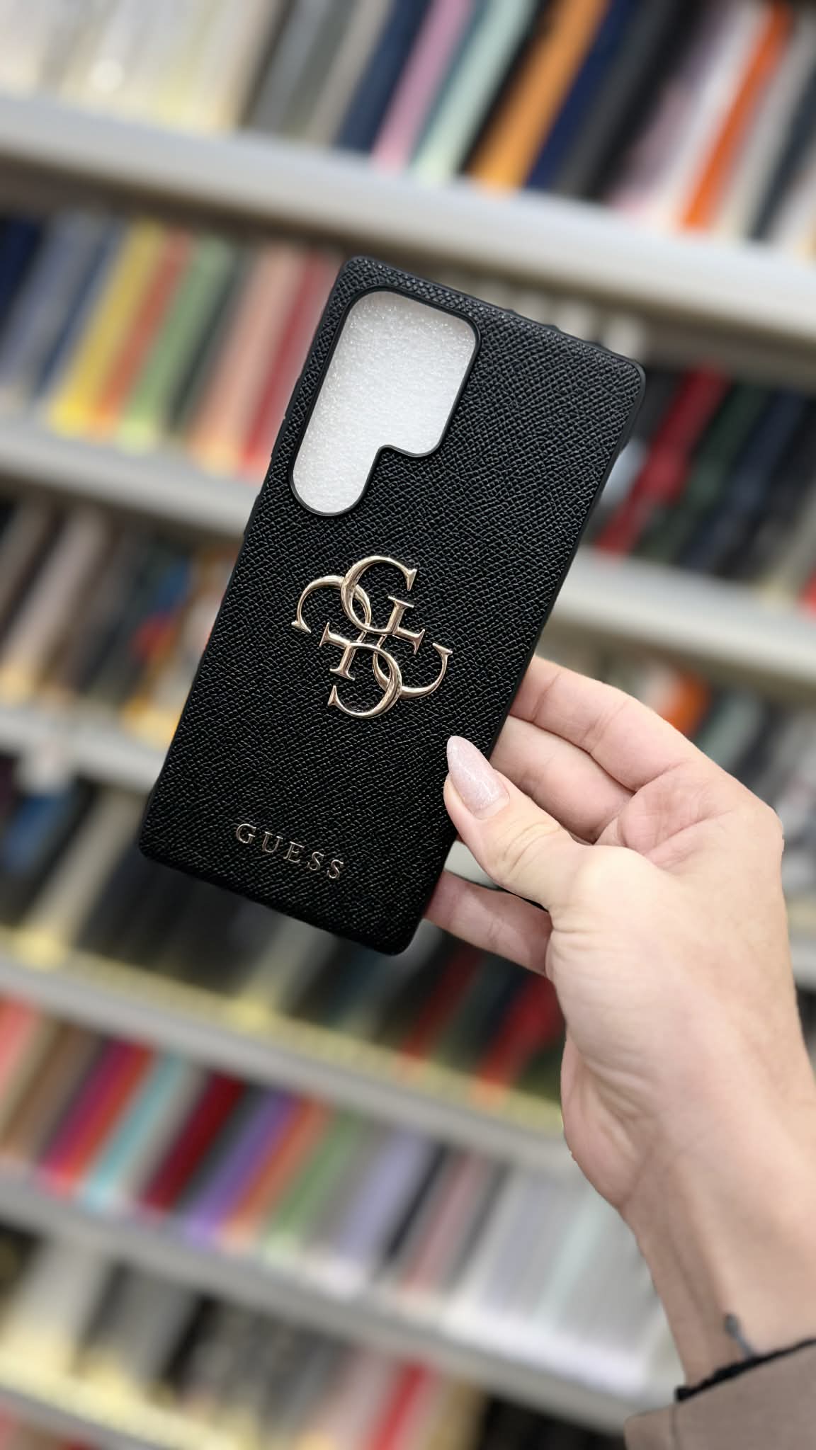 Guess Black Glitter Кейс