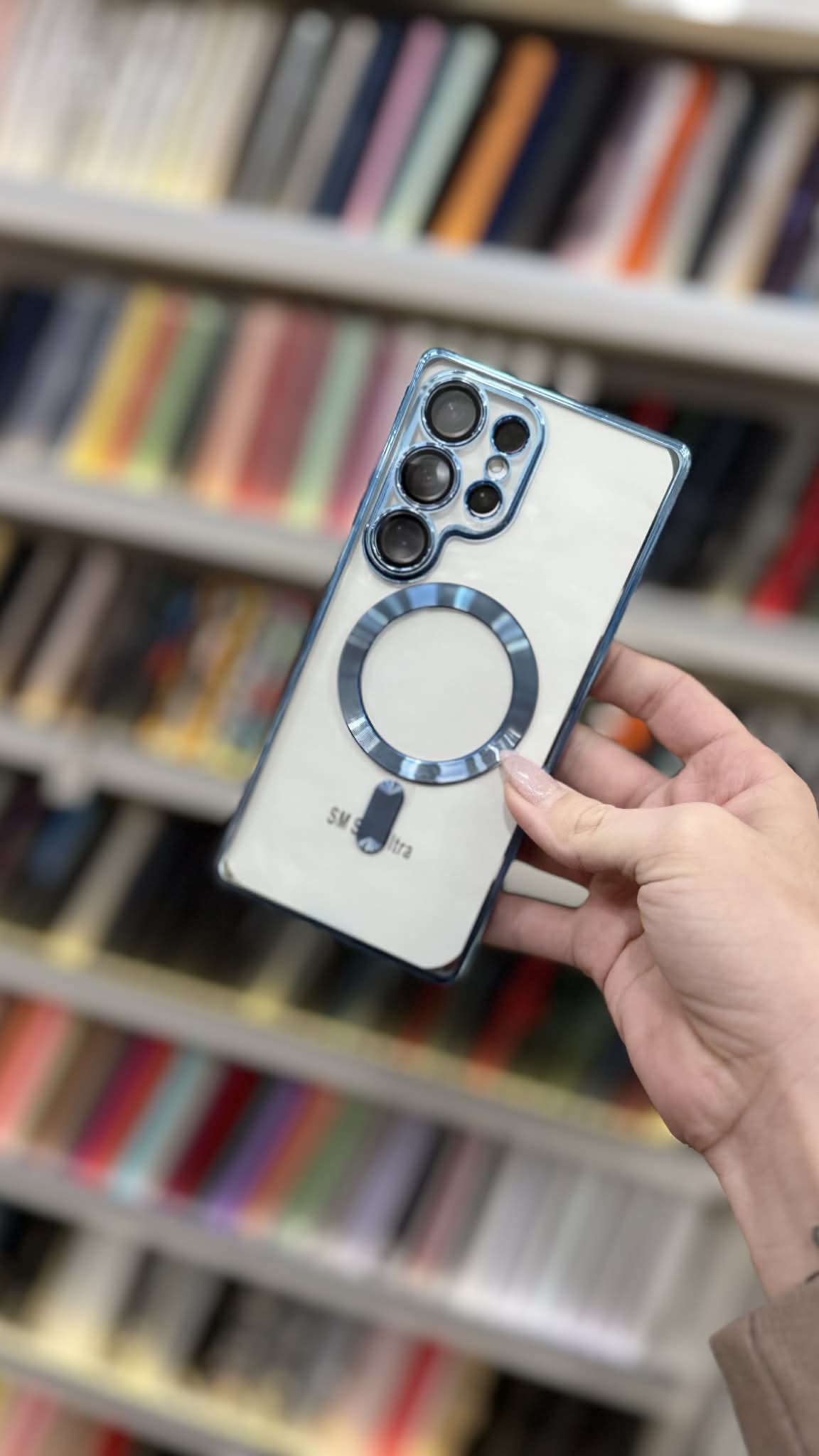MagSafe Clear Blue Кейс