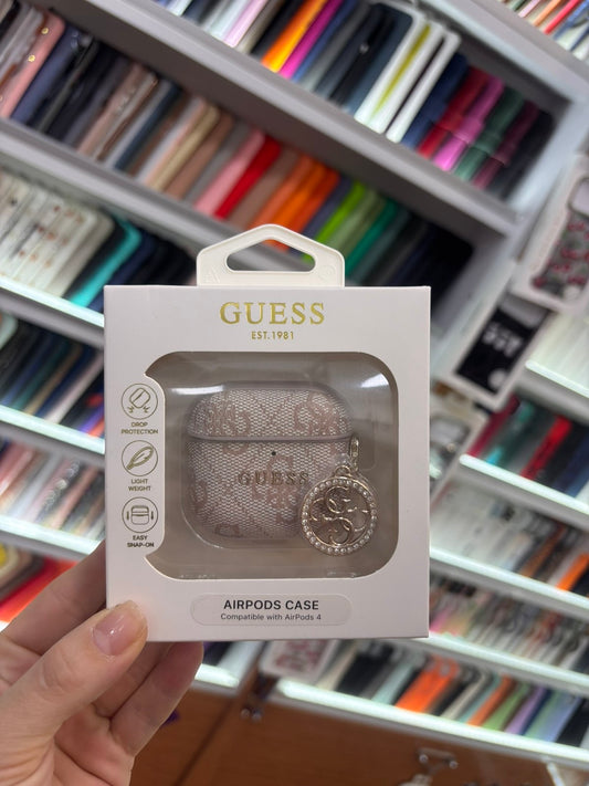 Калъф Guess 4G Charms Silicone за AirPods 4