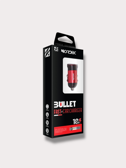 Зарядно за автомобил 12V NORDIC BULLET 18W, USB-A