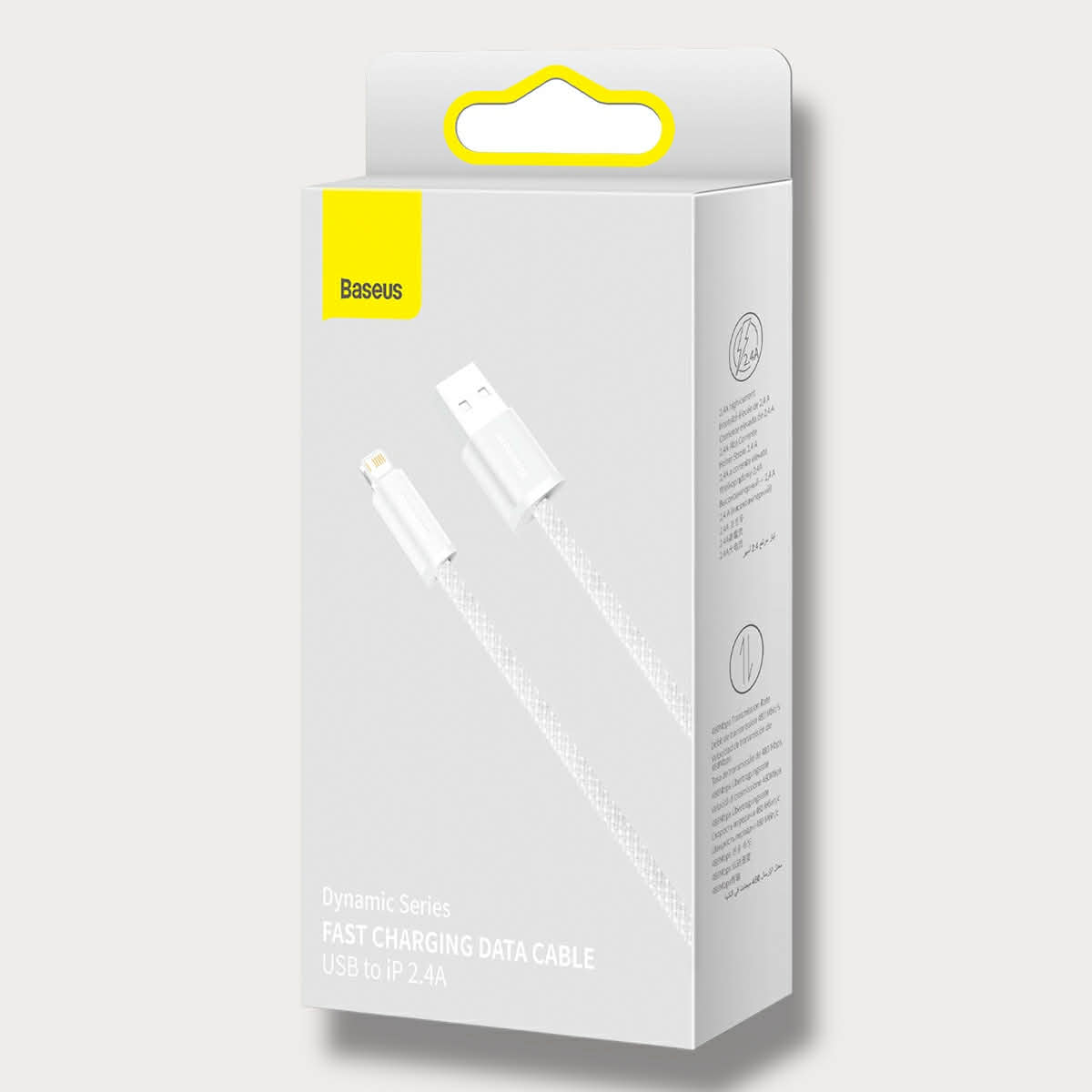 BASEUS Кабел USB-A - Lightning, 1м, 2.4A, Dynamic