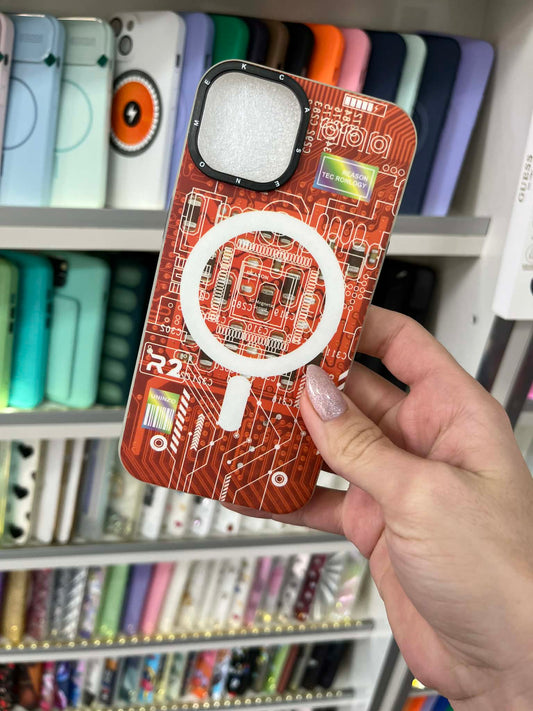 Orange Color MagSafe Кейс