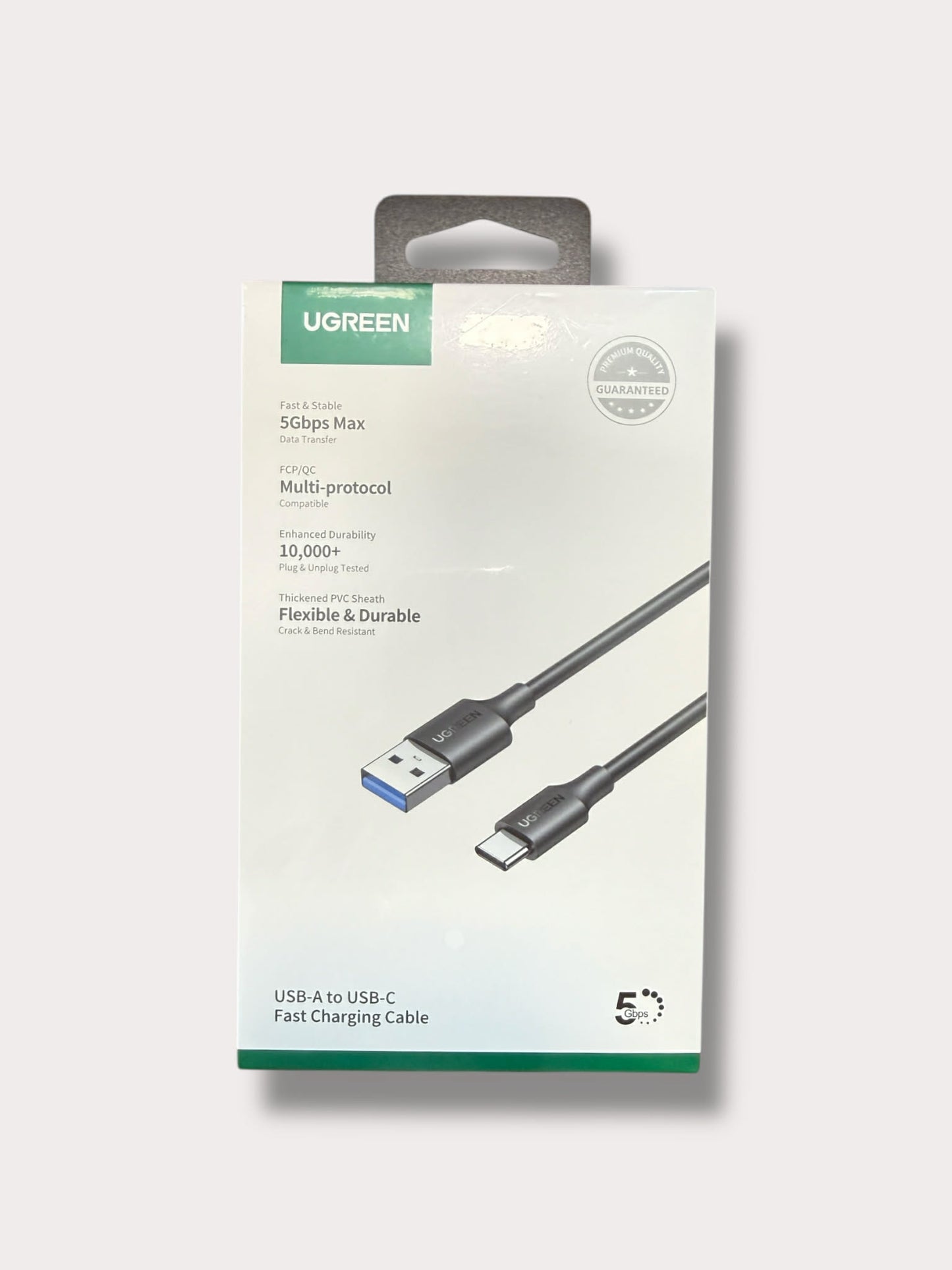 UGREEN Кабел A-C, 1m, 3A