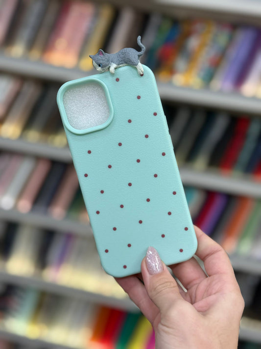 Lazy Kitty Dots Кейс