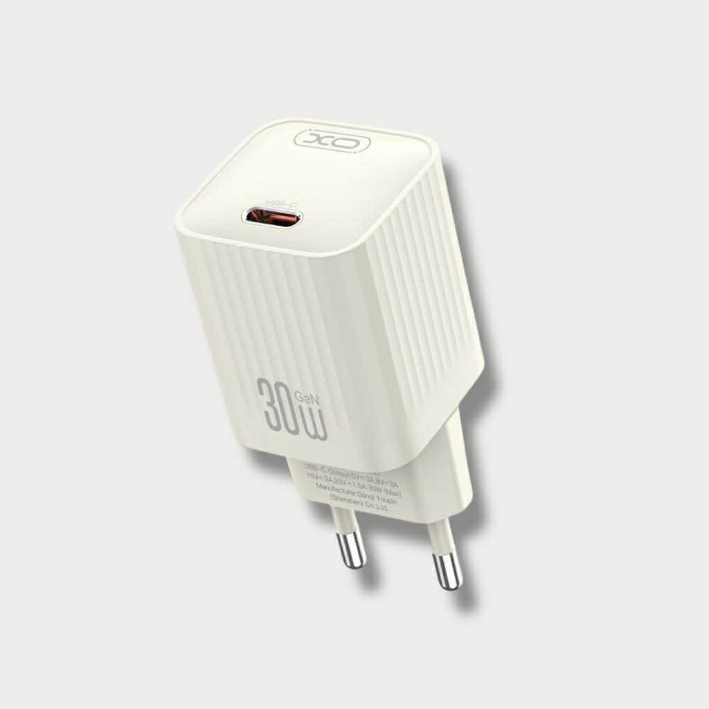 Зарядно за телефон XO 30W Power Adapter Type-C към кабел Type-C