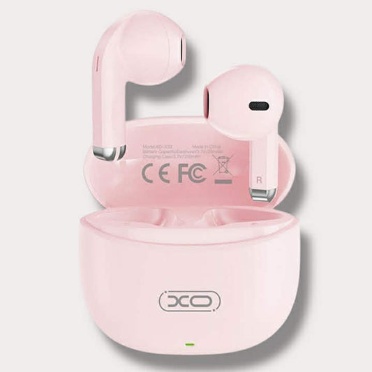 Безжични слушалки, XO-X33 Mini Jade Crystals - Розов