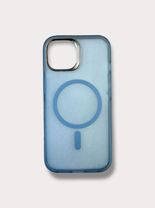 Clear Blue MagSafe Кейс