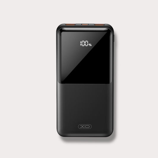 XO Power Bank 10000 mAh 22.5W + Digital display /черен/
