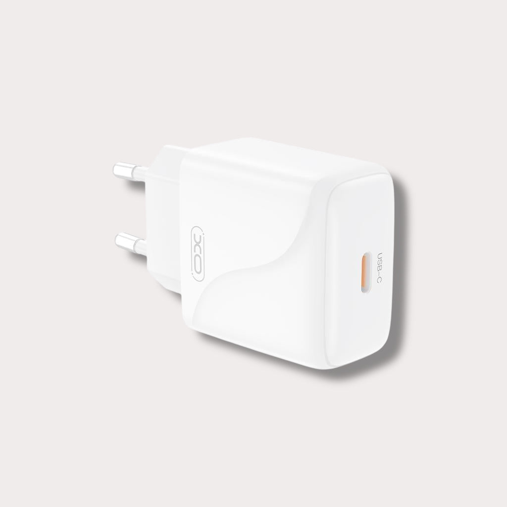 Зарядно за телефон XO 20W Power Adapter Type-C към кабел Type-C