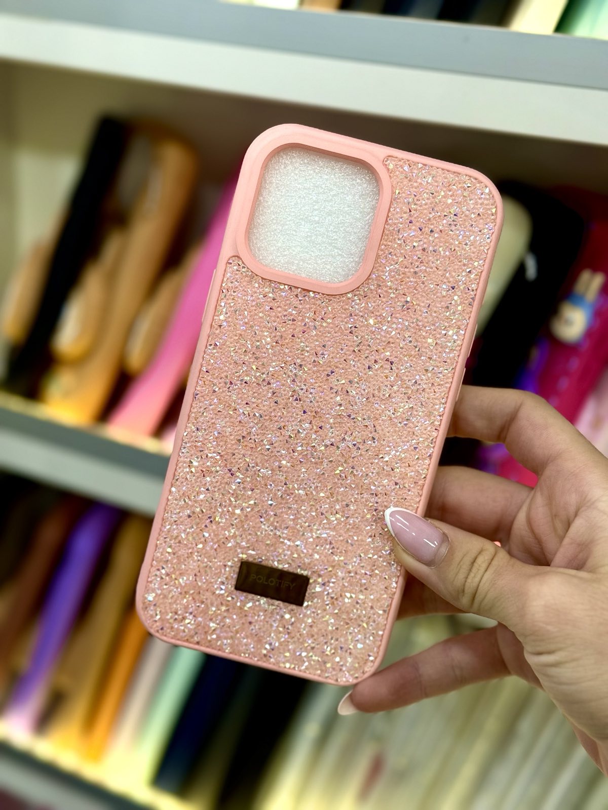 Pink Glitter Кейс