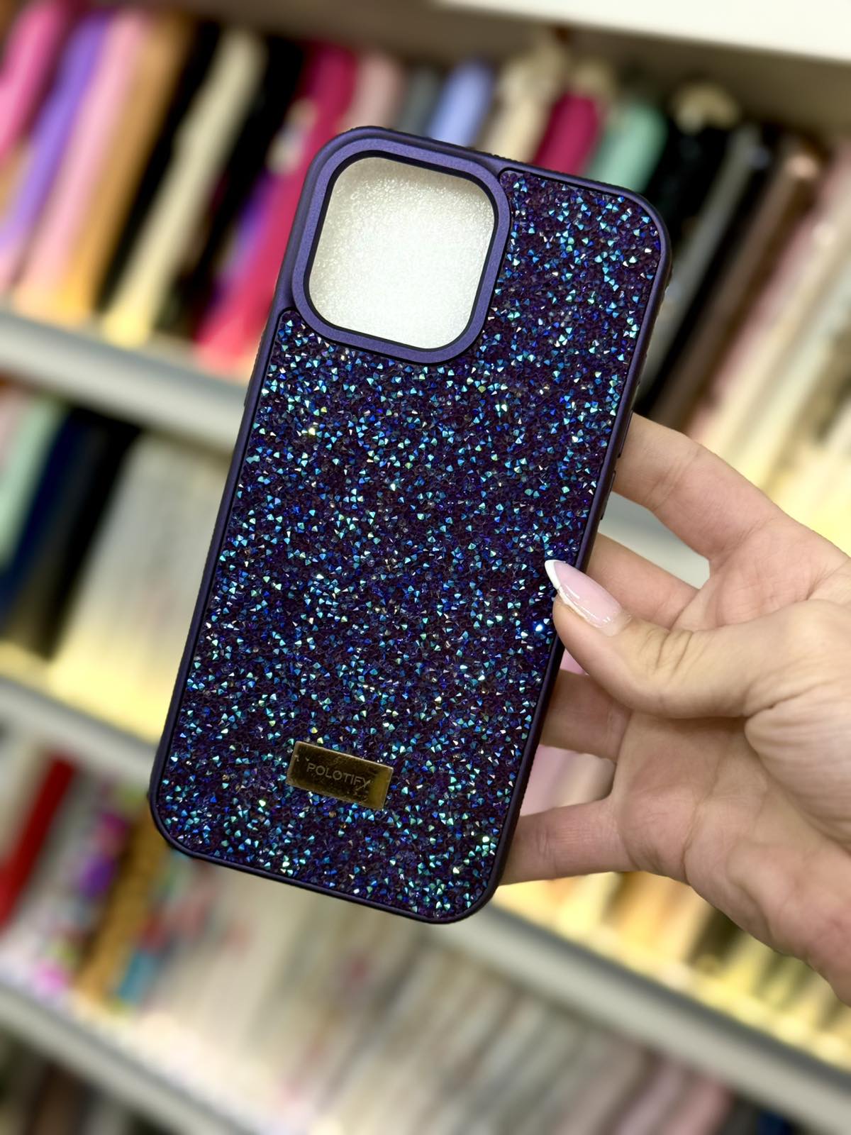 Blue Glitter Кейс
