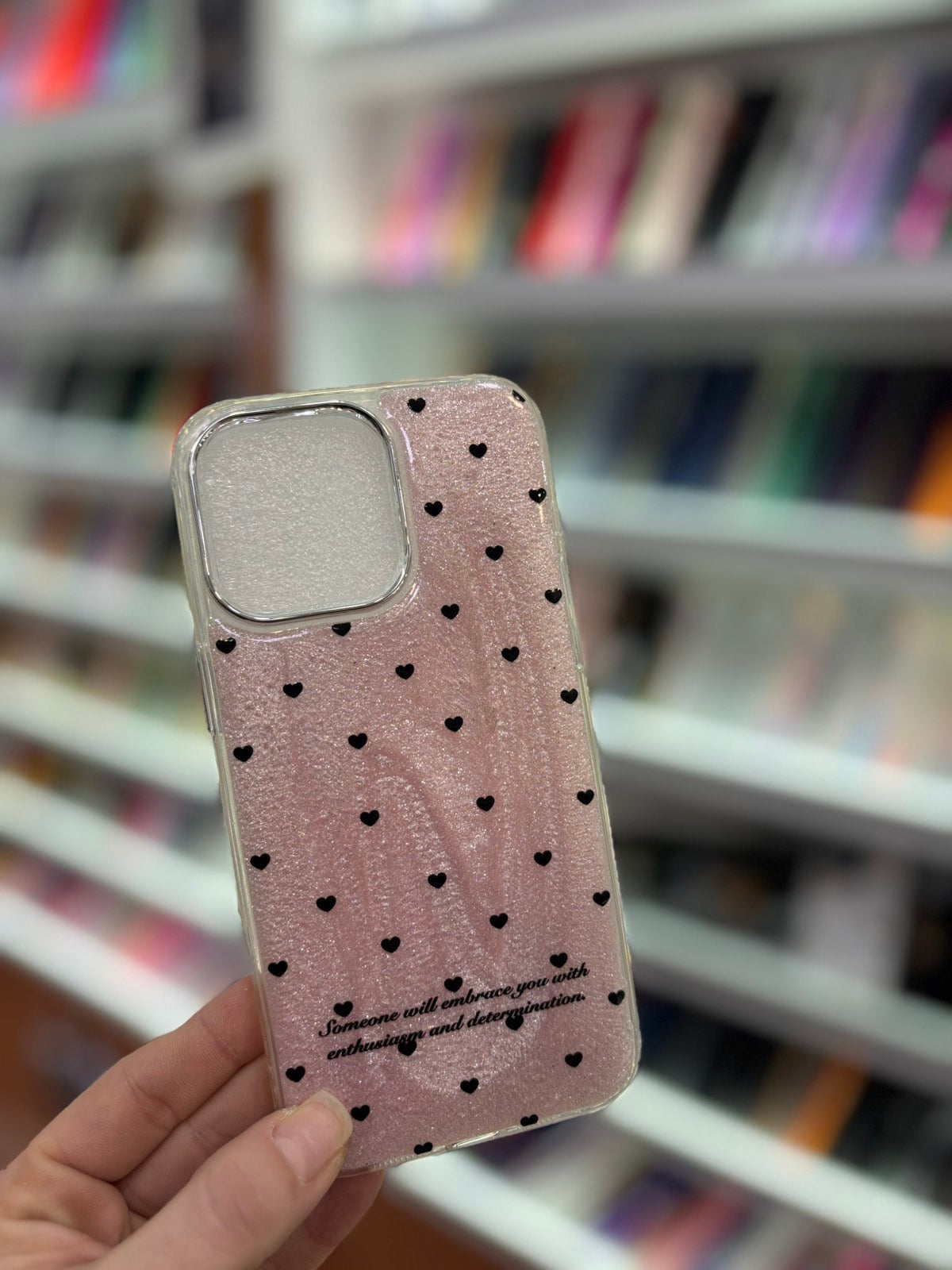 Pink Glitter Love Кейс