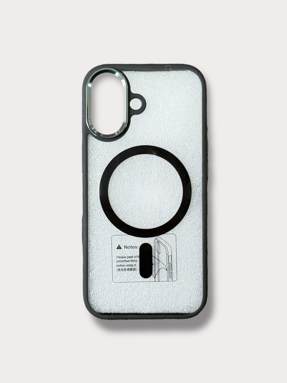 MagSafe Clear Black Кейс