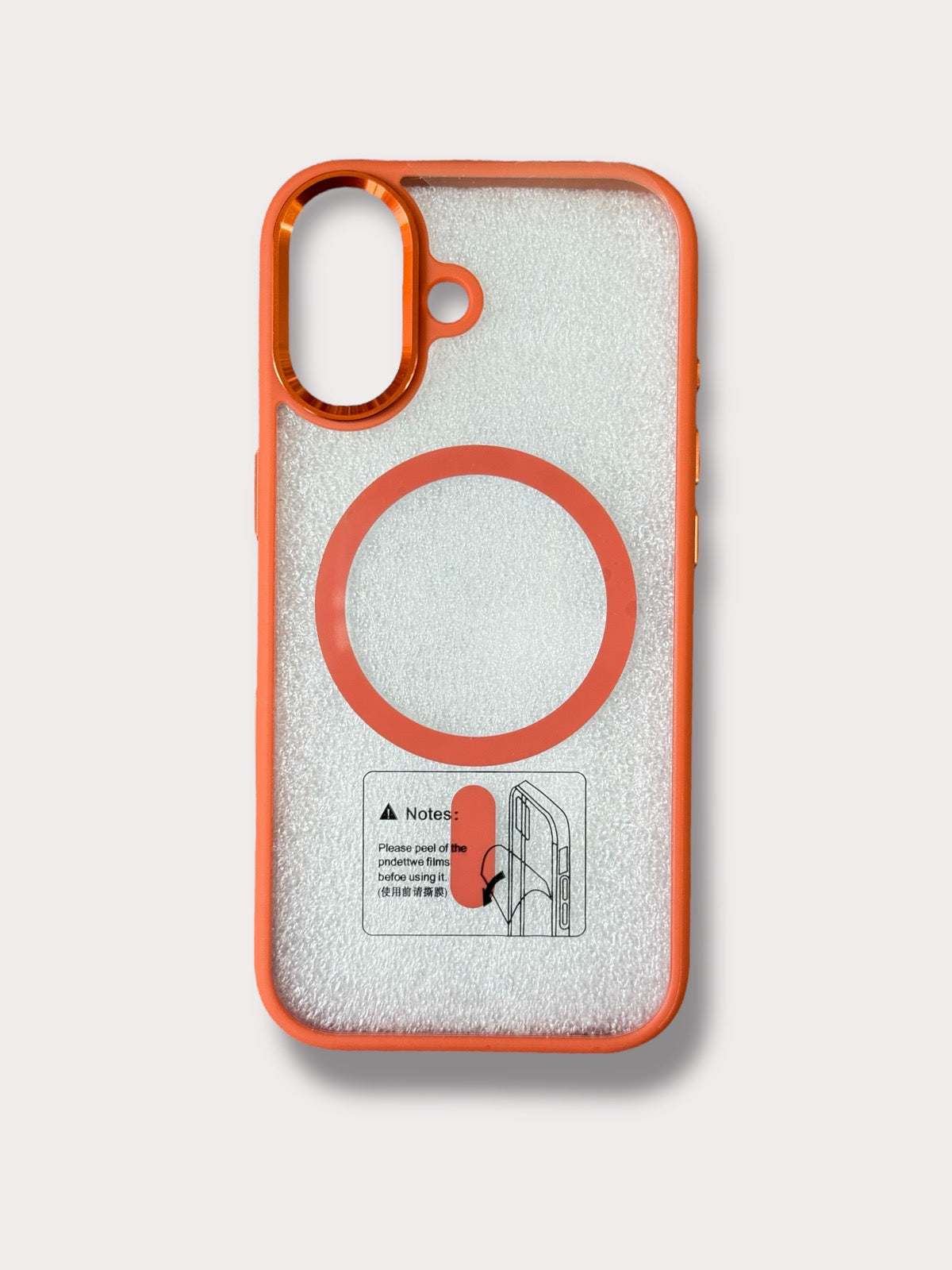 MagSafe Clear Orange Кейс