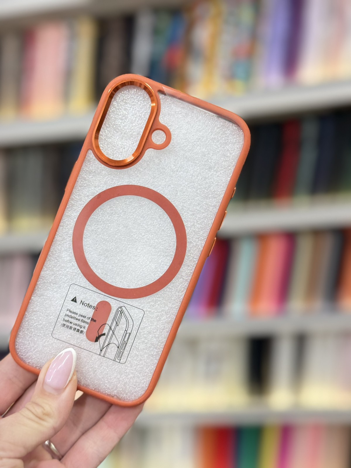 MagSafe Clear Orange Кейс