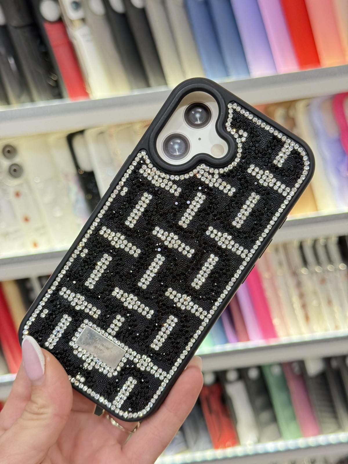 Geometric Glitter Кейс