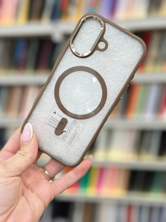 MagSafe Clear Brown Кейс