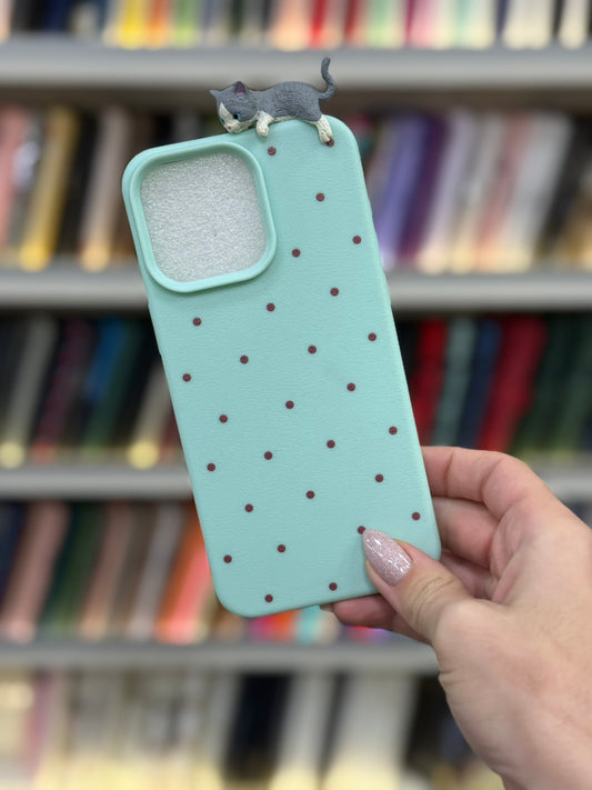 Lazy Kitty Dots Кейс
