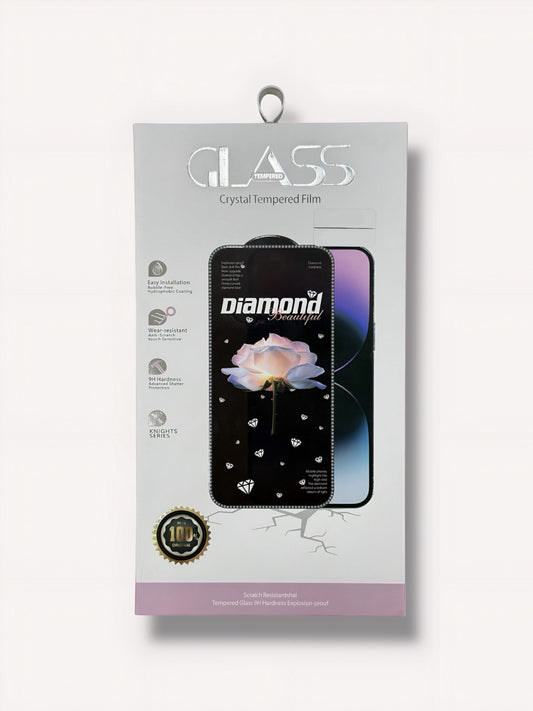 Стъклен Протектор с Диаманти Diamond Beautiful - iPhone 13 Pro Max